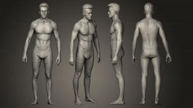 Figurines of people Full Body 3d model